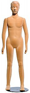 Flexible Kids Mannequin With Head Features 13 Years Boy